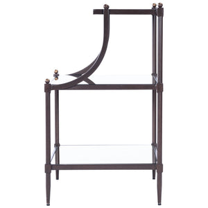 Butler Specialty Peninsula Mirror & Bronze Side Table 7015025