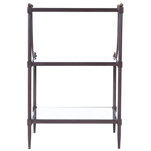 Butler Specialty Peninsula Mirror & Bronze Side Table 7015025