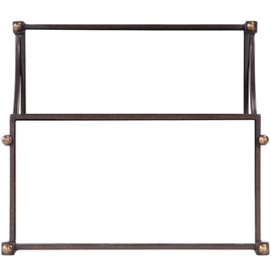 Butler Specialty Peninsula Mirror & Bronze Side Table 7015025