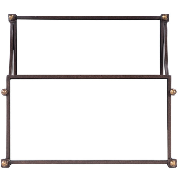 Butler Specialty Peninsula Mirror & Bronze Side Table 7015025