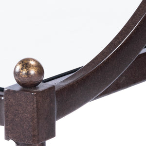 Butler Specialty Peninsula Mirror & Bronze Side Table 7015025