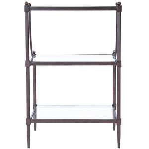 Butler Specialty Peninsula Metal & Glass Side Table 7015030