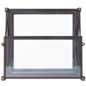 Butler Specialty Peninsula Metal & Glass Side Table 7015030