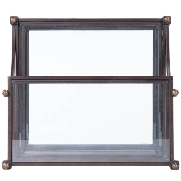 Butler Specialty Peninsula Metal & Glass Side Table 7015030