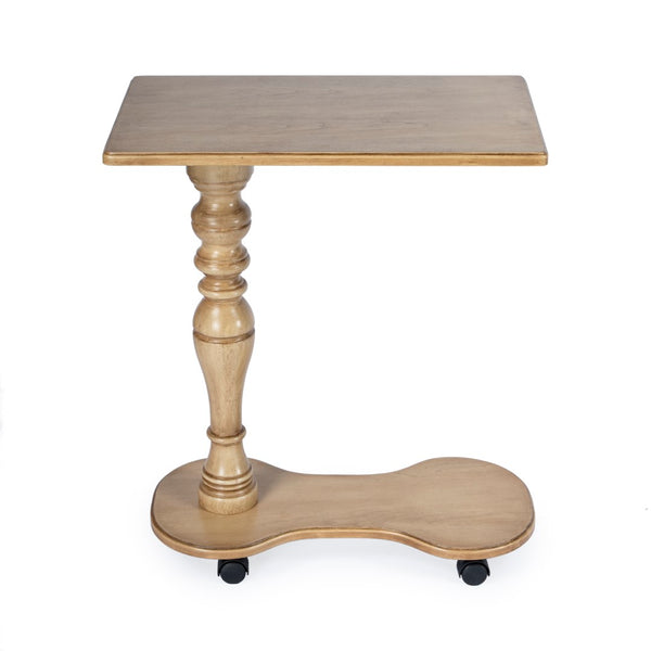 Butler Specialty Mabry Mobile Tray Table XRT Antique Beige Rubberwood solids, MDF, Veneer 7025424-BUTLER