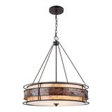 Tremont 24'' Wide 3-Light Chandelier - Tiffany Bronze