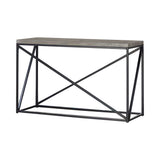 Casual Rectangular Sofa Table Sonoma Grey