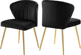 Finley Velvet Contemporary Dining Chair - Set of 2