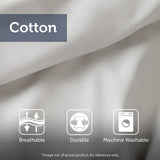 Madison Park Signature Noble Casual 100% Cotton Woven Stripes Pieced 8pcs Comforter Set Blue Queen MPS10-482