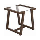 Monrovia Contemporary Square End Table Cinnamon