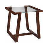 Monrovia Contemporary Square End Table Cinnamon