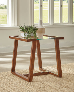 Monrovia Contemporary Square End Table Cinnamon