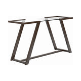 Monrovia Contemporary Rectangular Sofa Table Cinnamon