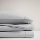 Oversized Flannel Casual 100% Cotton Flannel Oversized Sheet Set in Grey Solid