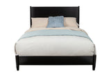 Alpine Furniture Flynn Full Platform Bed, Black 766BLK-08F Black Mahogany Solids & Okoume Veneer 58.5 x 81 x 47