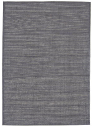 Melina Modern Contemporary Rug, Night Blue/Silver Gray, 8ft x 11ft Area Rug