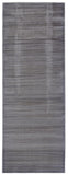 Melina Modern Contemporary Runner, Night Blue/Silver Gray, 2ft-10in x 7ft-10in