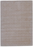 Melina 3399F Machine Made Striated Polypropylene / Polyester Rug