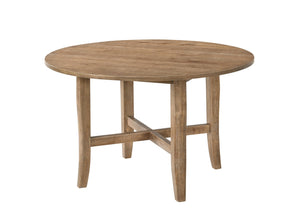 Kendric Farmhouse Dining Table Rustic Oak (WD Driftwood) 71775-ACME