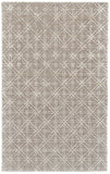 Manoa Tufted Lattice Wool Rug, Natural Tan/Oyster, 9ft-6in x 13ft-6in