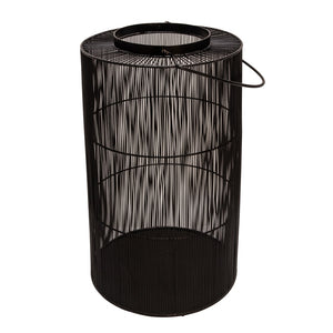 Sagebrook Home Transitional Metal 26" Wire Lantern, Black 15443 Black Metal