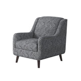 Fusion 240-C Transitional Accent Chair 240-C Bono Cobalt Accent Chair