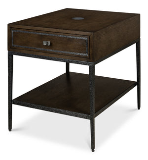 Bridford Side Table, Artisan Grey