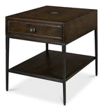 Bridford Side Table, Artisan Grey