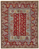 Piraj 6451F Hand Knotted Medallion Wool Rug