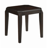 Modern Square End Table Walnut