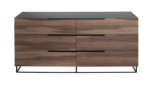 VIG Furniture Nova Domus Matteo - Modern Italian Walnut Dresser VGACMATTEO-DRS