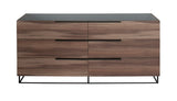 VIG Furniture Nova Domus Matteo - Modern Italian Walnut Dresser VGACMATTEO-DRS