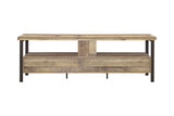 Traditional 3-drawer TV Console Weathered Pine