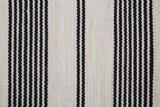 Duprine Eco-Friendly PET Rug, Outdoor, Black/White, 8ft x 11ft Area Rug