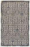 Arazad Tufted Tribal Pattern Area Rug, Warm Gray/Black/Green, 9ft-6in x 13ft-6in