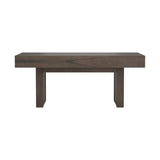 Modern Rectangle Coffee Table with Hidden Storage Wheat Brown