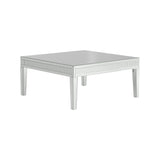 Whitfield Contemporary Square Coffee Table Silver