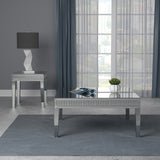 Whitfield Contemporary Square Coffee Table Silver