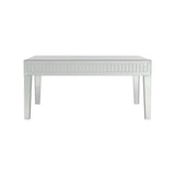 Whitfield Contemporary Square Coffee Table Silver