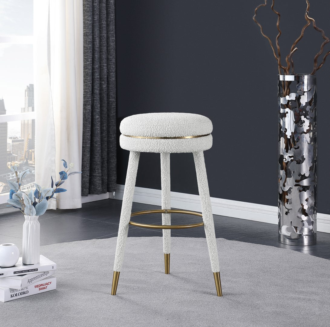 Coral Contemporary Swivel Bar Stool - Thumbnail 4