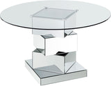 Haven Tempered Glass Contemporary Dining Table