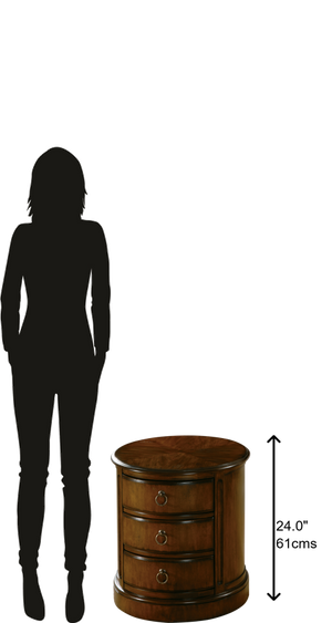 Hekman Furniture 728300081 Oval Drum Table 728300081