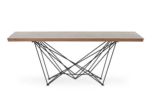 VIG Furniture Modrest Naomi Modern Walnut Dining Table VGEWF2203AA
