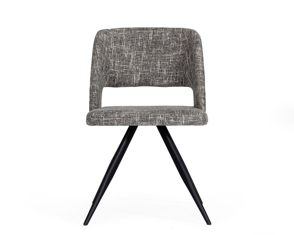 VIG Furniture Modrest Palmer - Modern Grey Fabric Dining Chair (Set of 2) VGEWF3207AC-GRY