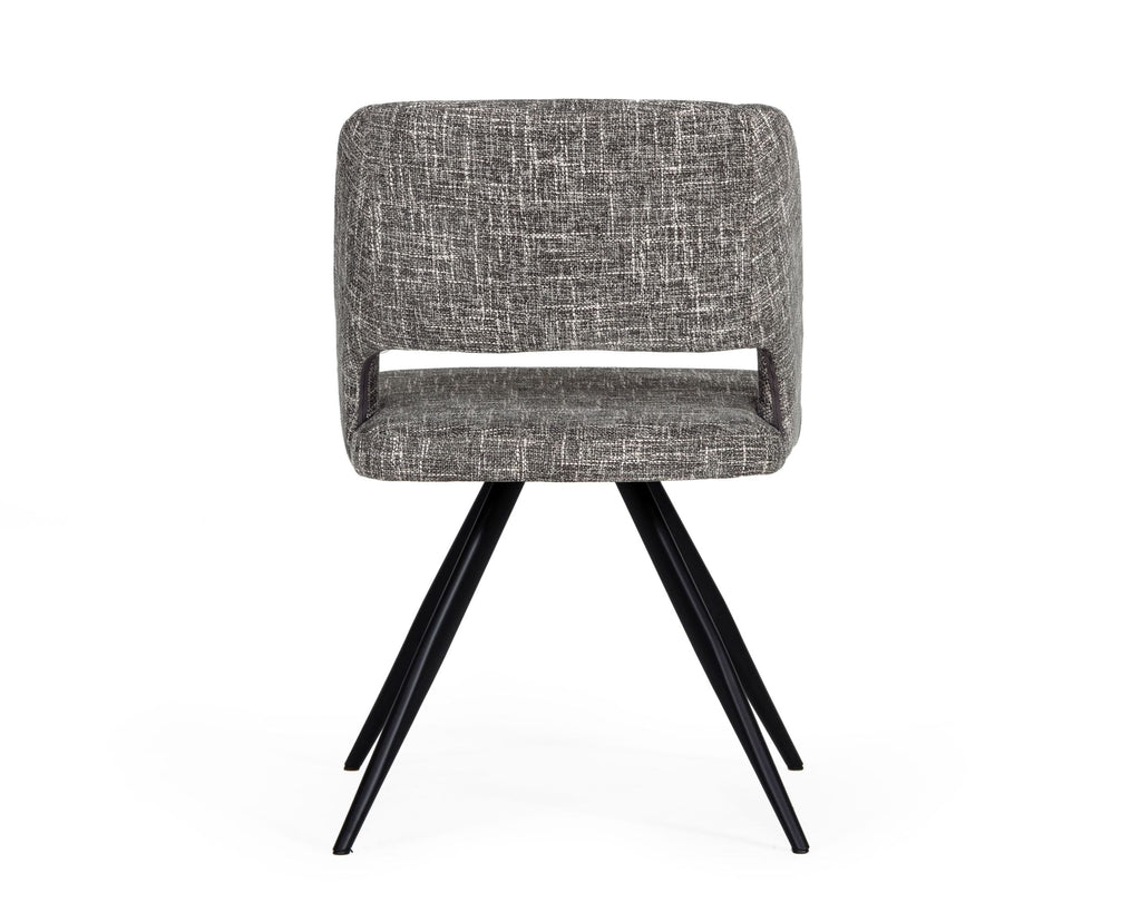 VIG Furniture Modrest Palmer - Modern Grey Fabric Dining Chair (Set of 2) VGEWF3207AC-GRY
