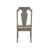 Zumala Transitional Side Chair (Set-2) Beige Linen(#2021, Cost: $3/meter) 73262-ACME