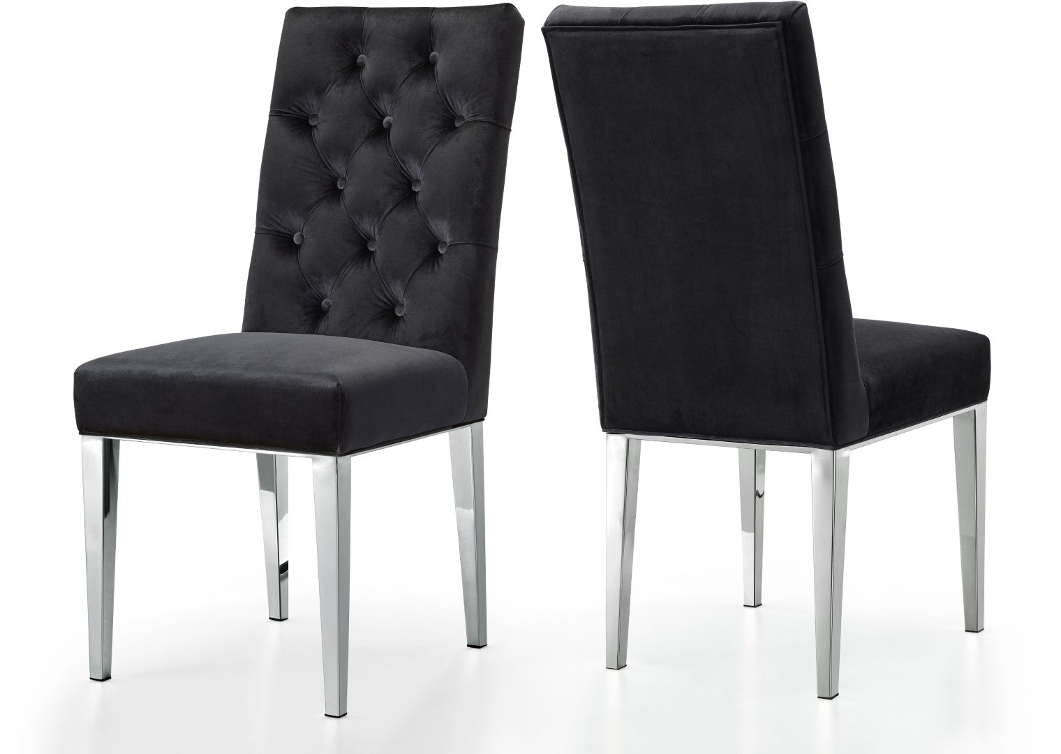 Juno Velvet Dining Chair - Thumbnail 5
