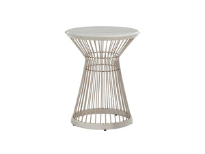 Ariana Martini Stainless Accent Table