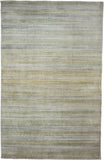 Milan Ombre Striped Rug, Sage Green/Misty Blue, 9ft - 6in x 13ft - 6in Area Rug