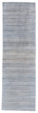Milan Ombre Striped Rug, Misty Blue/Lilac, 2ft - 6in x 8ft, Runner